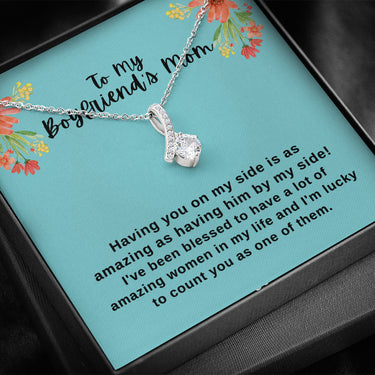 Gift to My Boyfriend's Mom Necklace with Gift Box 128
